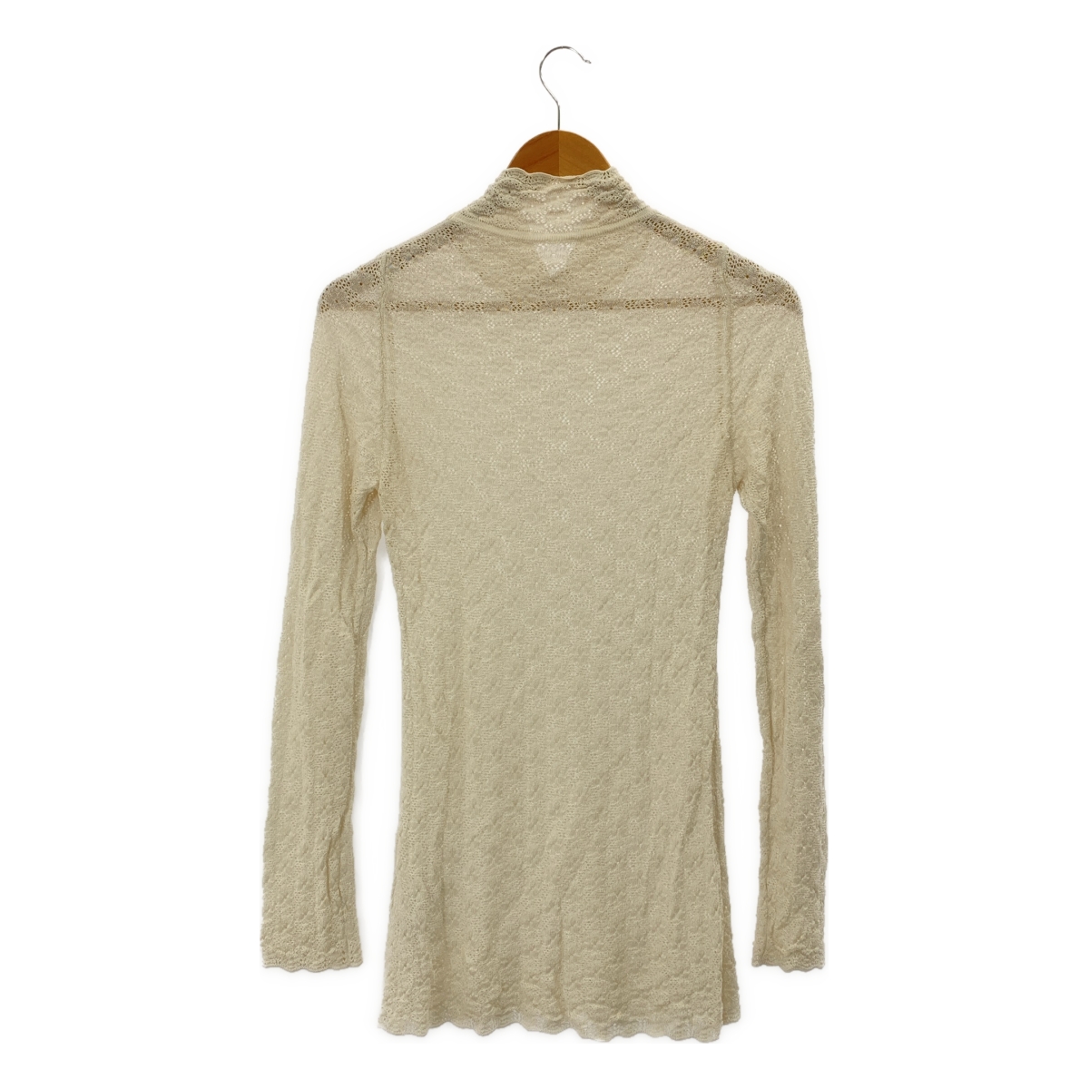 Mame Kurogouchi / マメクロゴウチ Knitted Lace Top レース ハイネック トップス