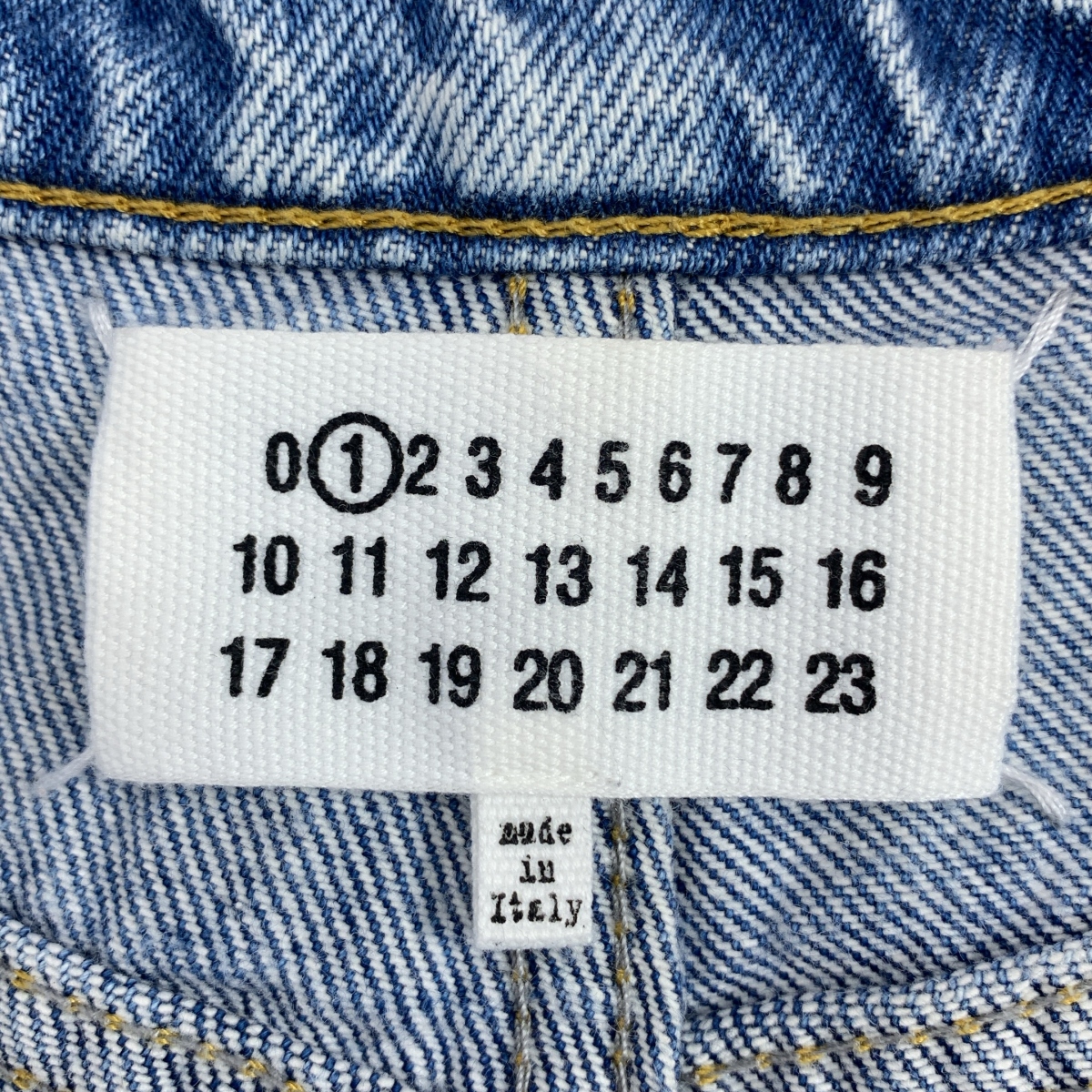 Maison Margiela / メゾンマルジェラ SLASH DETAIL DENIM PANTS / スラッシュカットアウト デニムパンツ