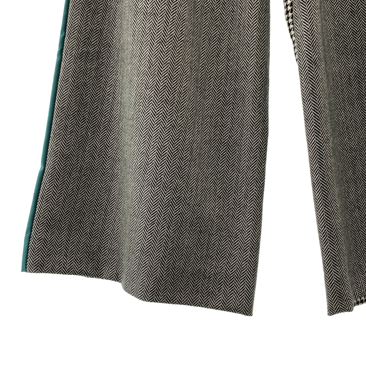 BARNEYS NEWYORK / バーニーズニューヨーク 千鳥格子 ヘリンボーン サイドライン ドローストリング イージー パンツ