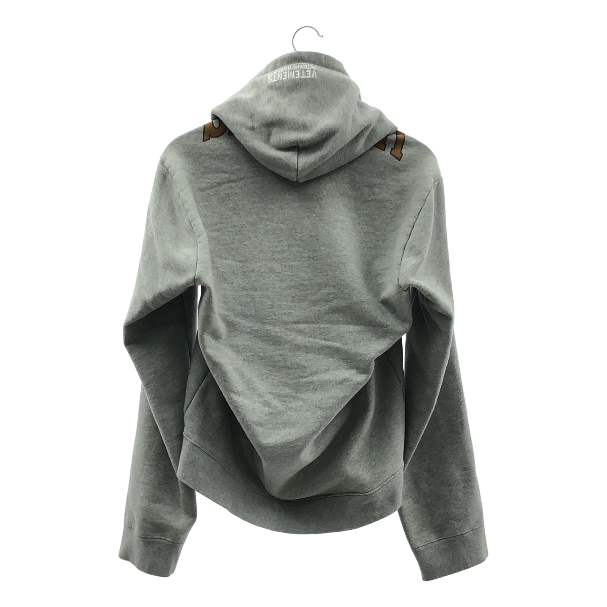 VETEMENTS / ヴェトモン バックロゴ プリント プルオーバー パーカー