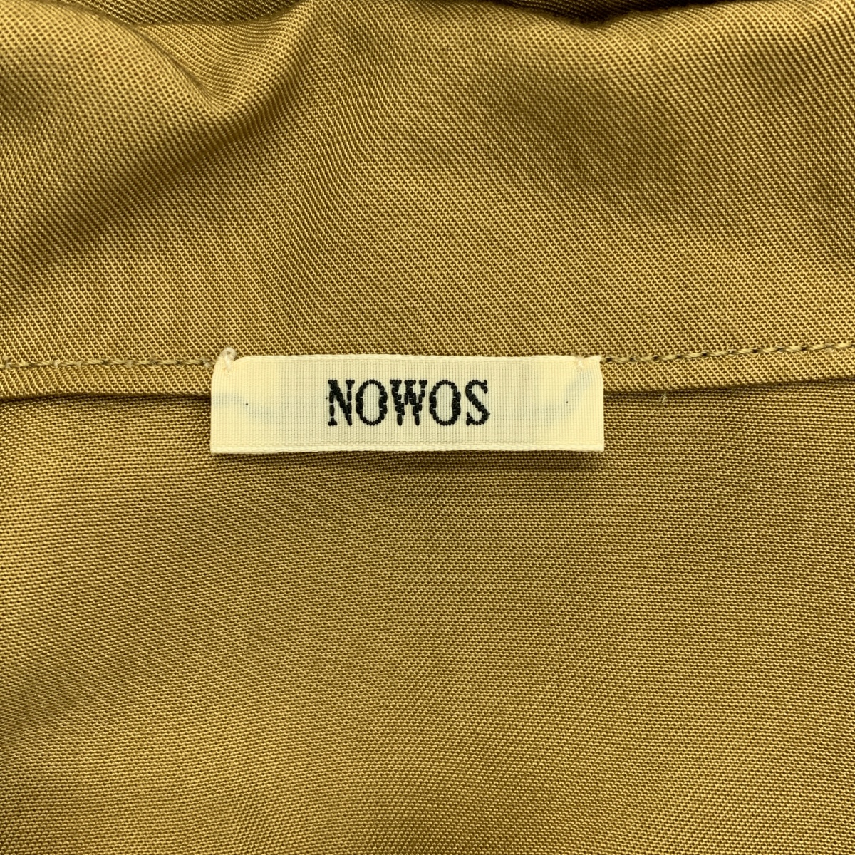 NOWOS / ノーウォス テンセル オーバーシルエット シャツ