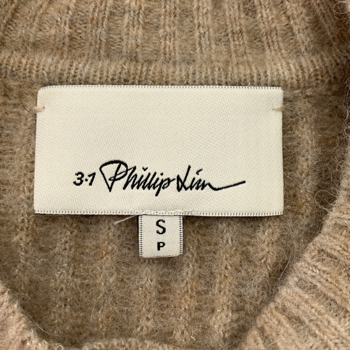 3.1 Phillip Lim / スリーワンフィリップリム Lofty Brushed Ribbed Pointelle-knit ウール アルパカ フレアニット