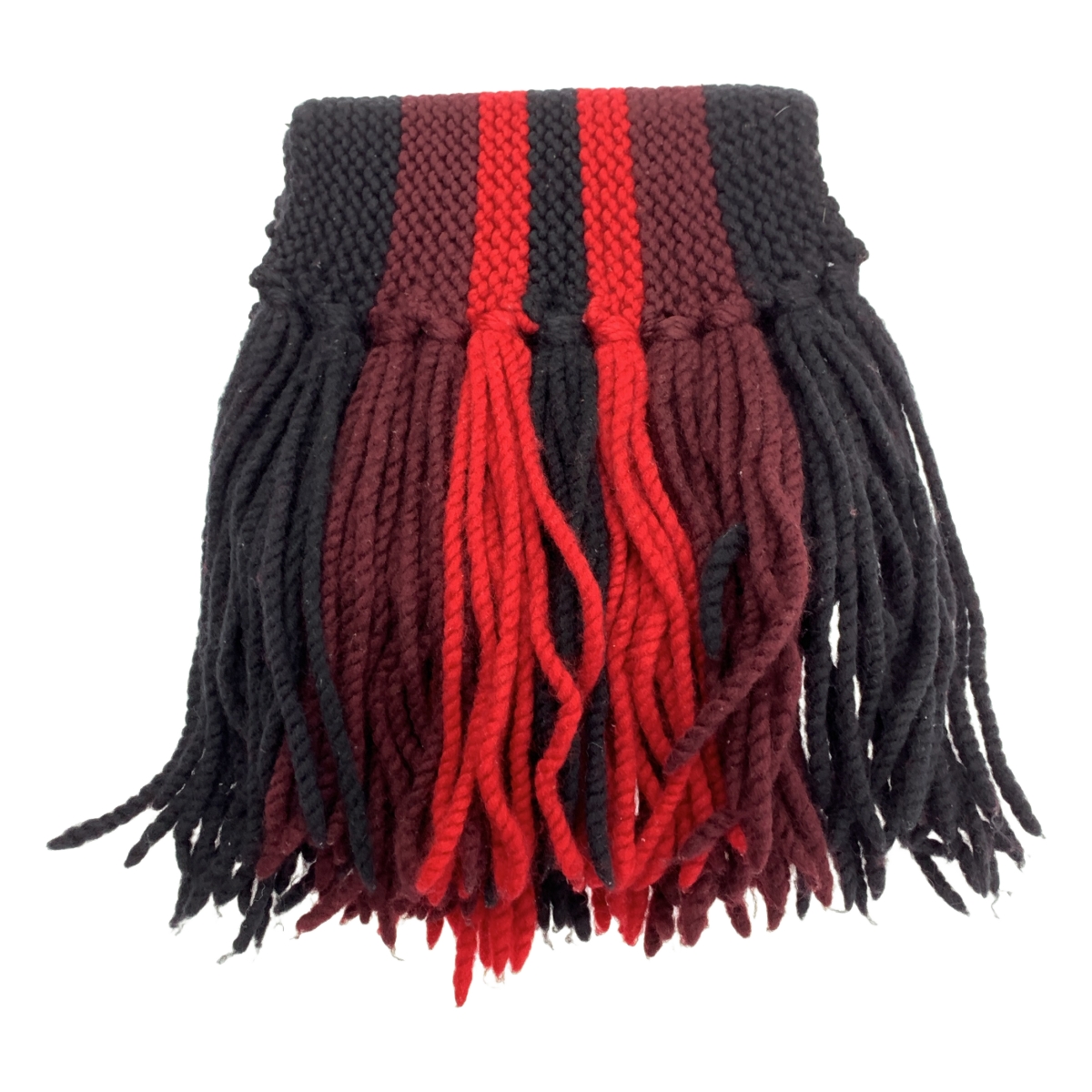 GUCCI / グッチ ウール フリンジ ストール マフラー / ユニセックス