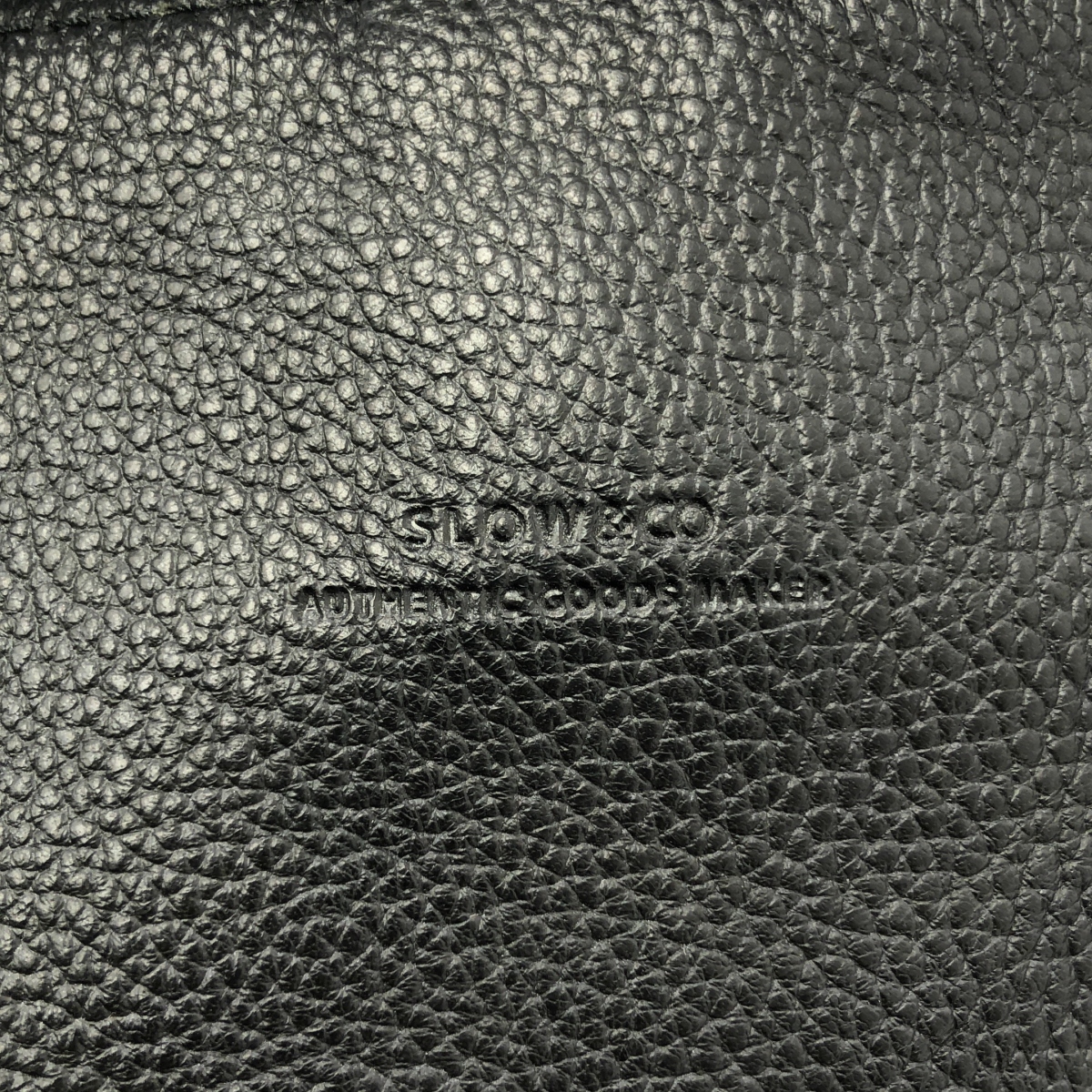 SLOW / スロウ レザー ワンショルダーバッグ