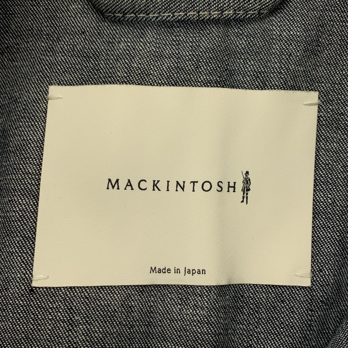 MACKINTOSH / マッキントッシュ コットンデニム ステンカラーコート