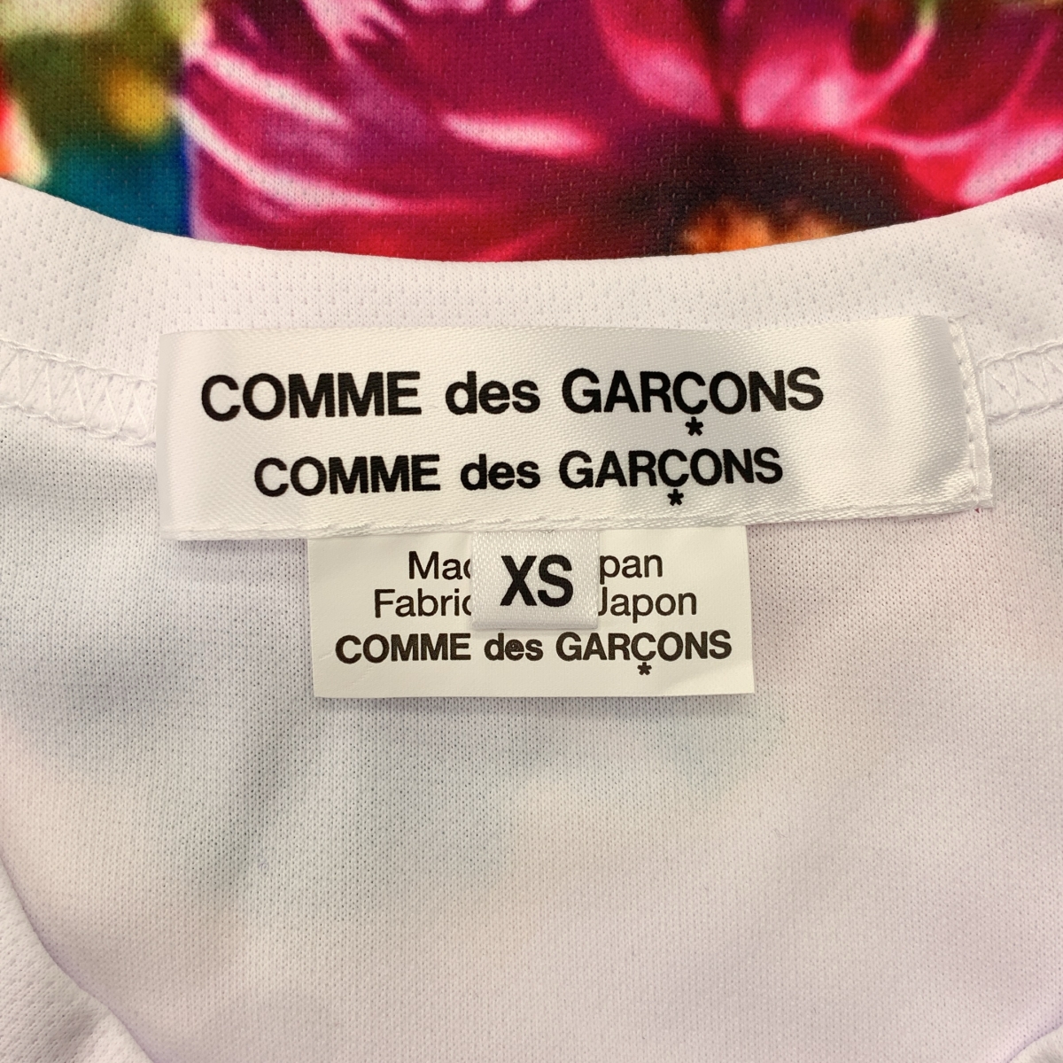 COMME des GARCONS COMME des GARCONS / コムコム 花柄 プリント クルーネックカットソー