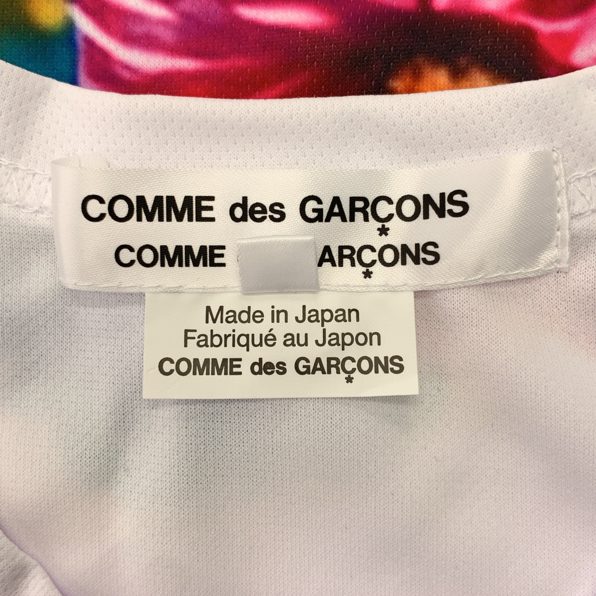 COMME des GARCONS COMME des GARCONS / コムコム 花柄 プリント クルーネックカットソー