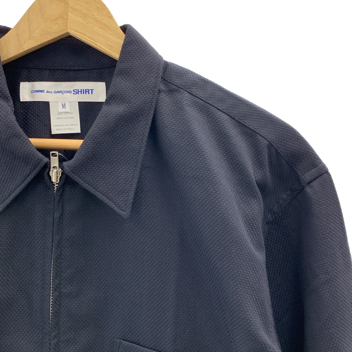 COMME des GARCONS SHIRT / コムデギャルソンシャツ ハニカムコットン フルジップ シャツ ジャケット