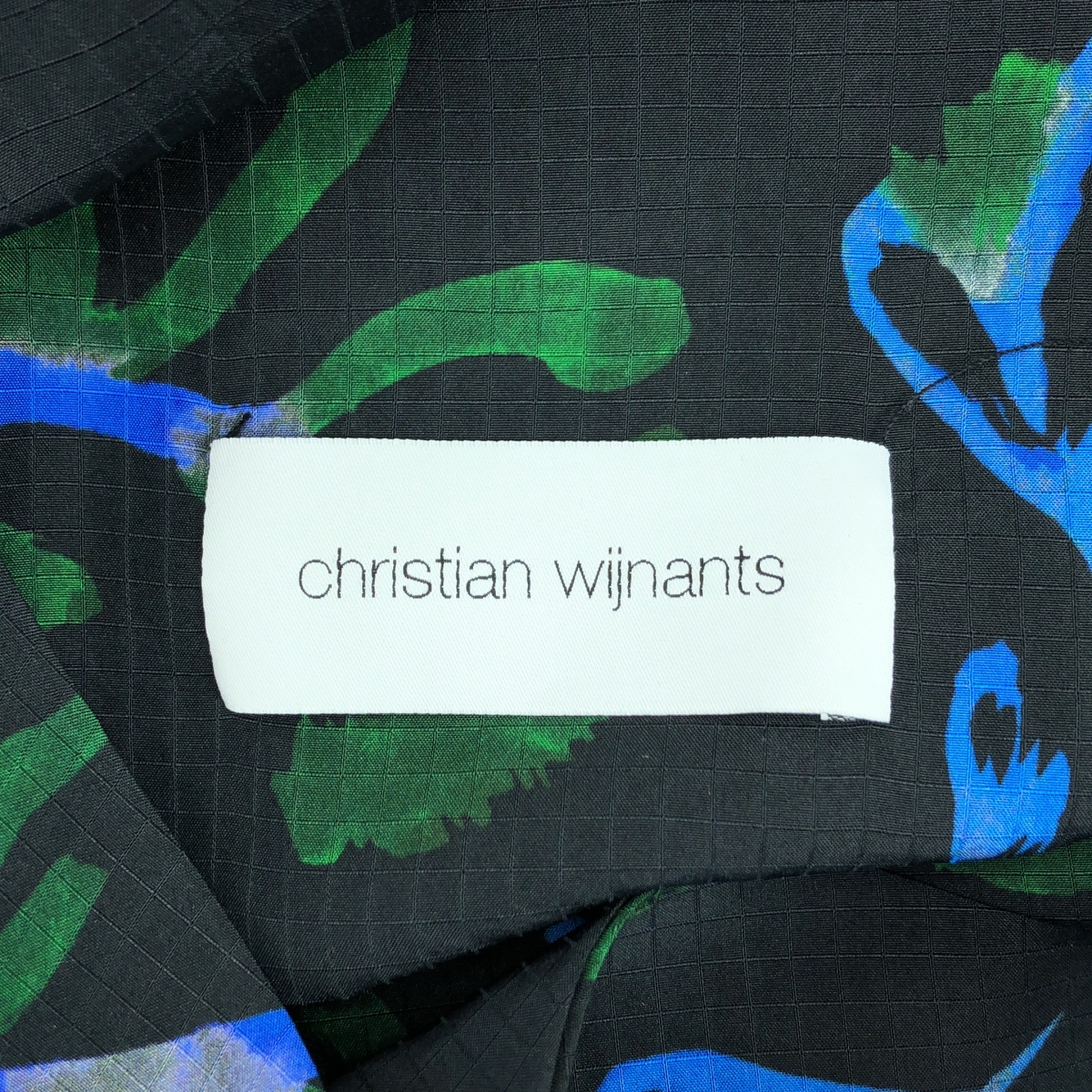 Christian Wijnants / クリスチャンワイナンツ モックネック 総柄 シルク ワンピース