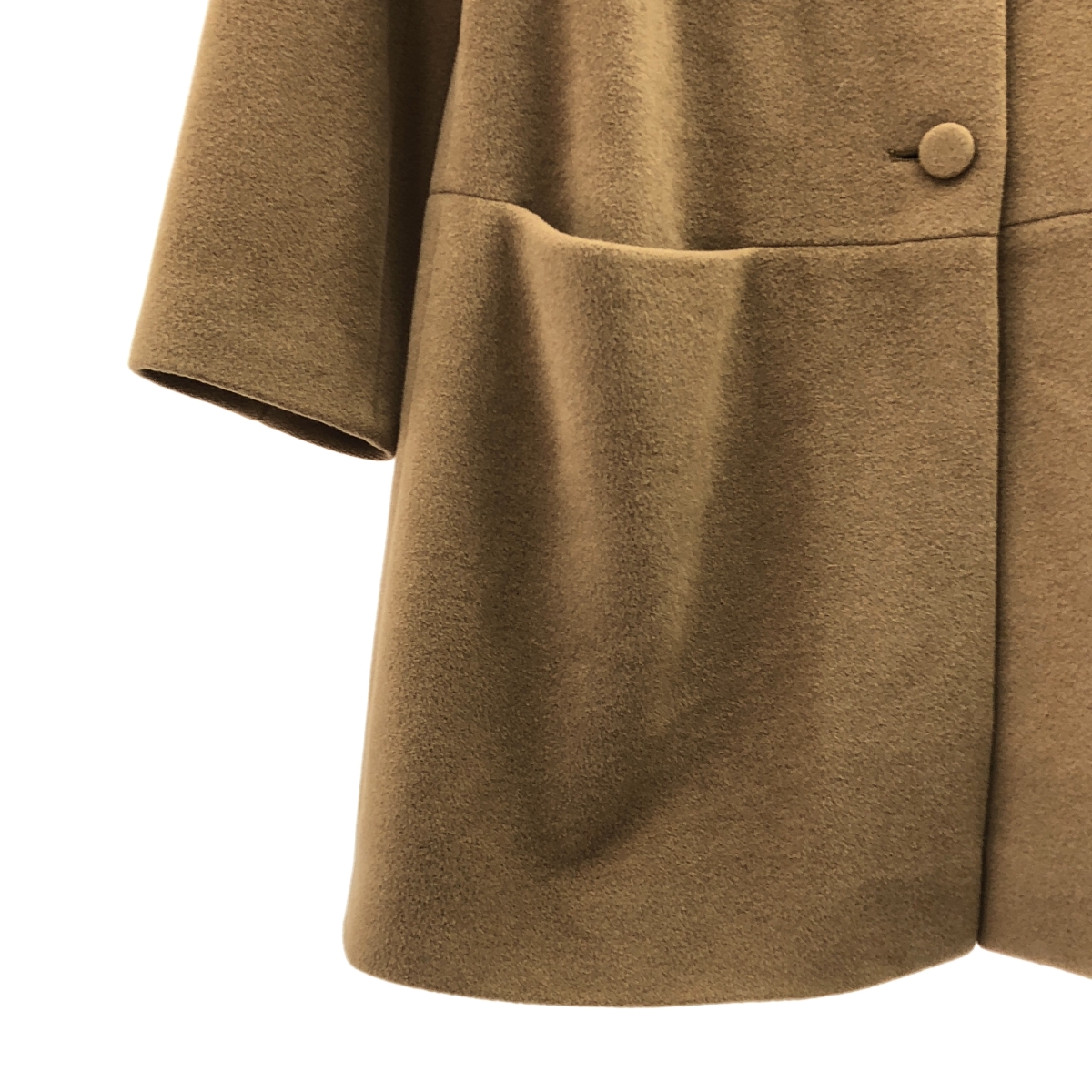 Agnes b. / アニエスベー ウール アンゴラ ノーカラーコート