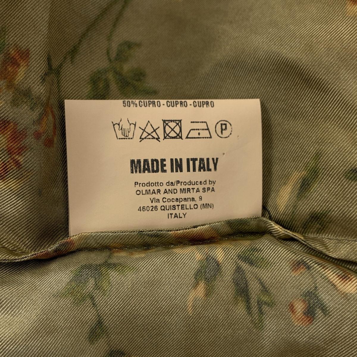 UMA WANG / ユマワン ビスコース レーヨン 総柄 オーバーシルエット シャツ