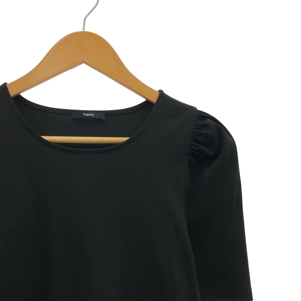 theory / セオリー Clinton Knit N SS Ruched Tee カットソー