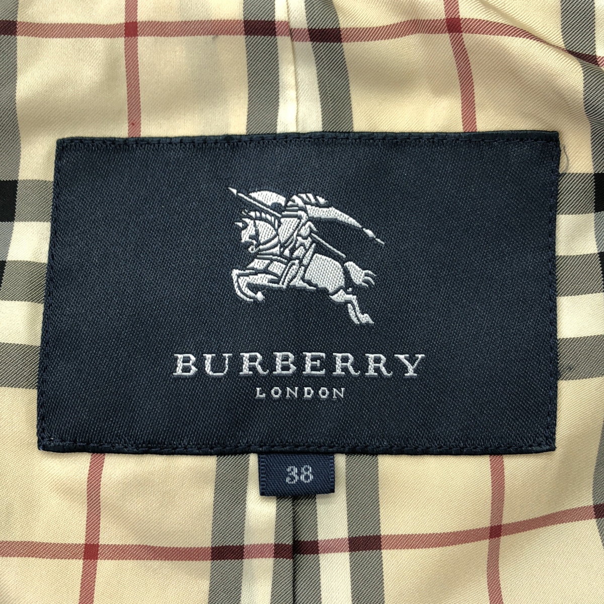 BURBERRY LONDON / バーバリーロンドン ノバチェック ファー ダウンジャケット