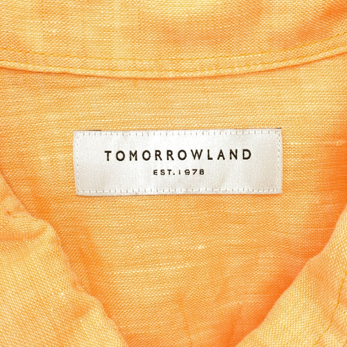 TOMORROWLAND / トゥモローランド リネン セミワイドカラーシャツ