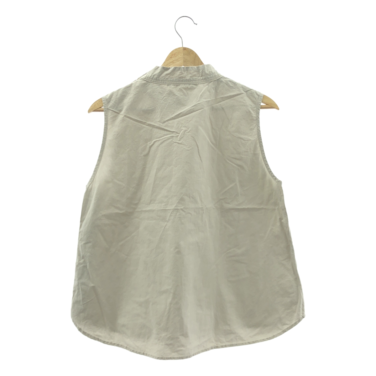 veritecoeur / ヴェリテクール コットン リネン サイドボタン ノースリーブ トップス