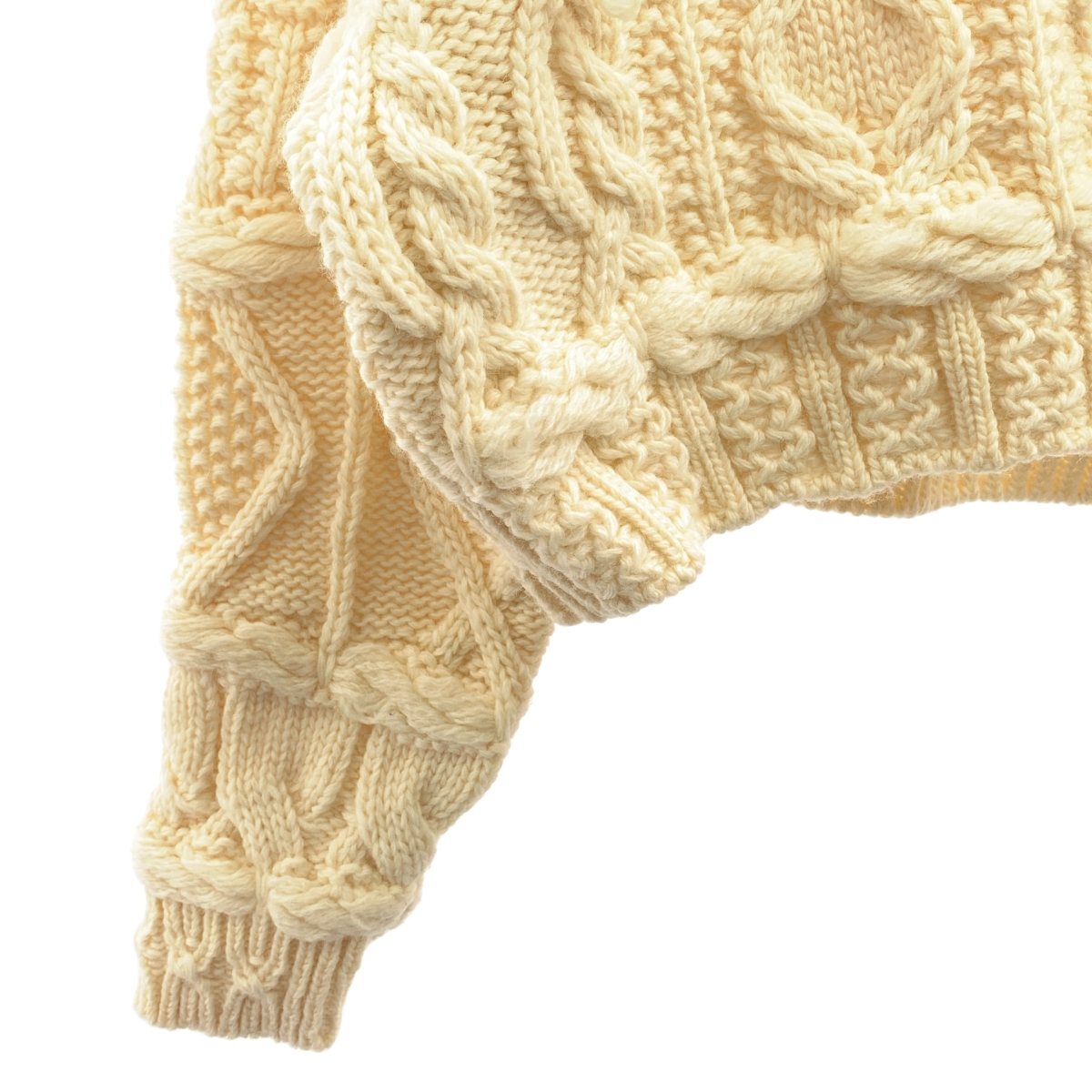 Coohem / コーヘン ウール ケーブル アランニット