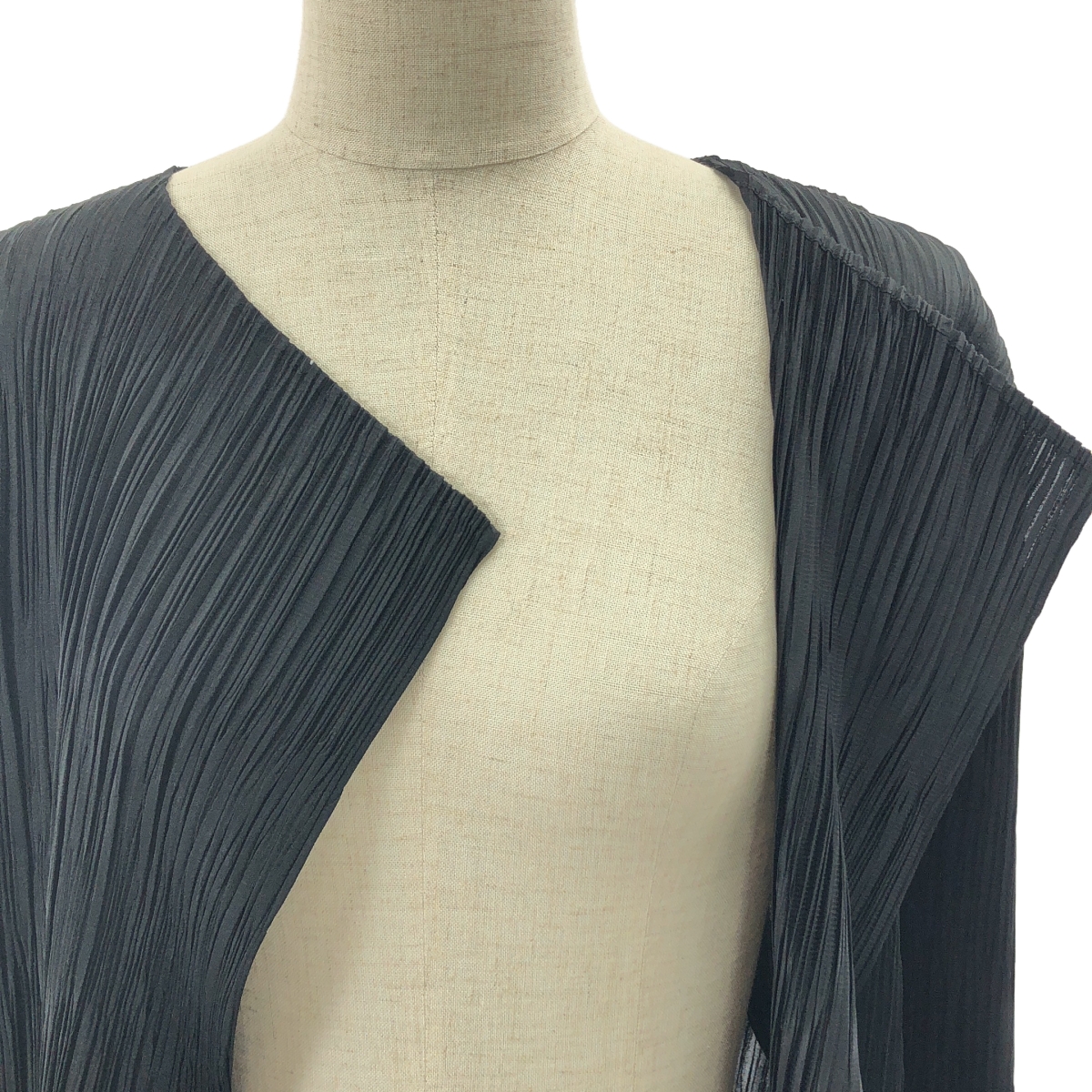 PLEATS PLEASE ISSEY MIYAKE / プリーツプリーズイッセイミヤケ ボタンレス プリーツ カーディガン