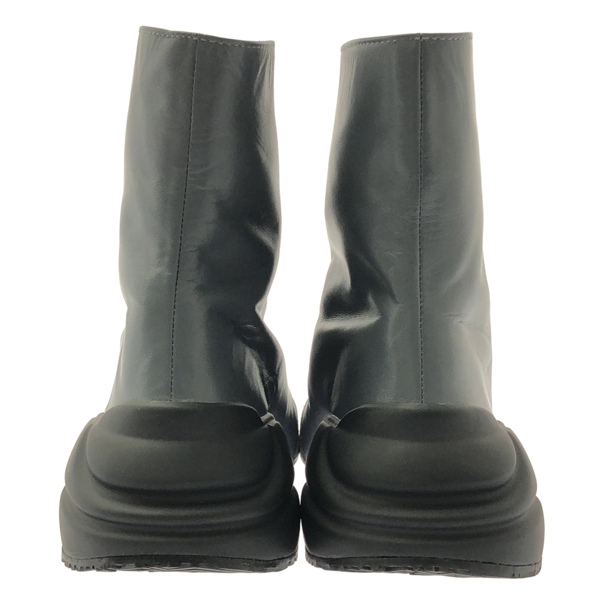 TOGA / トーガ ポインテッドトゥ レザー ジップ ブーツ