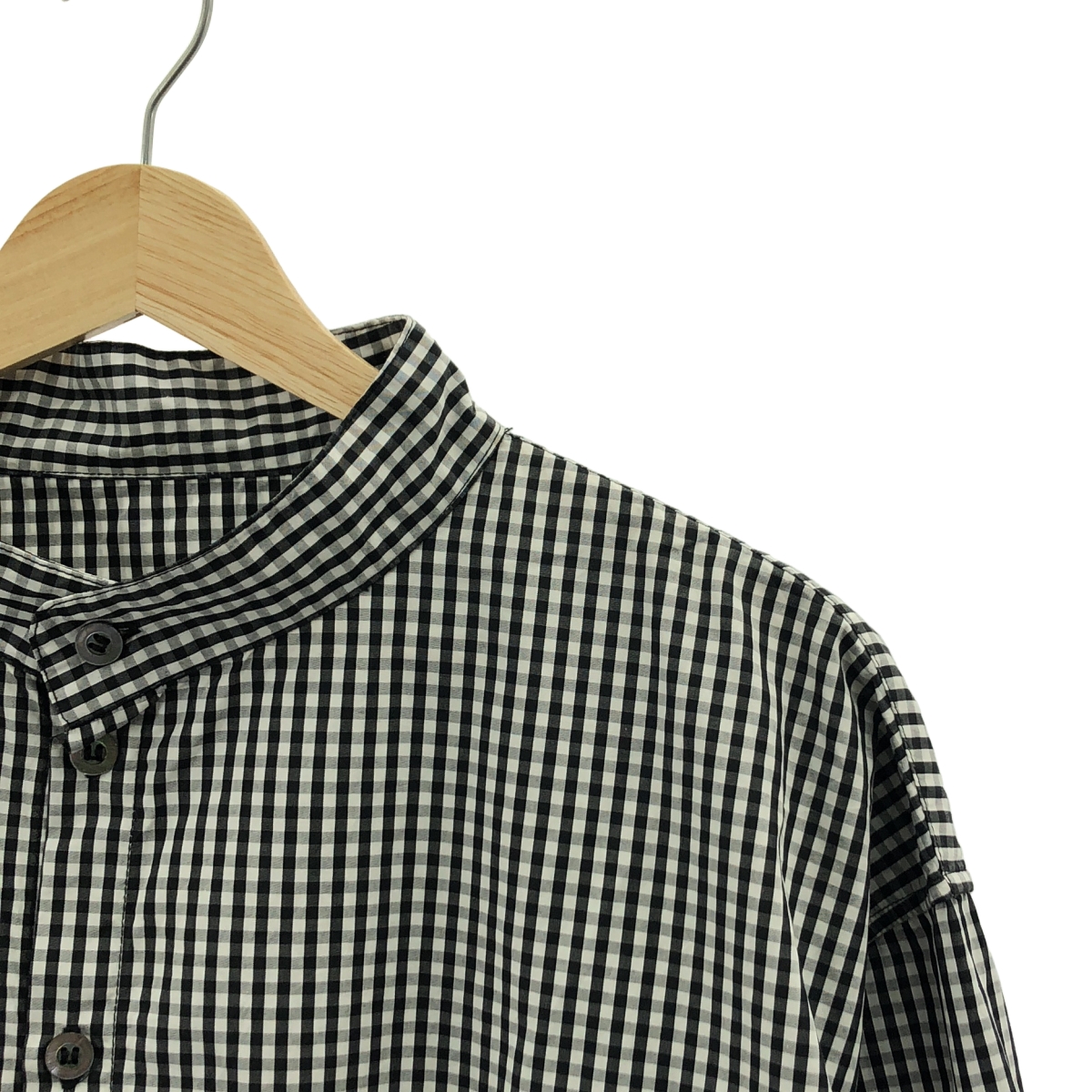 その他 × RIVER Limited Model CL-SHIRT ギンガムチェック カラーレスシャツ