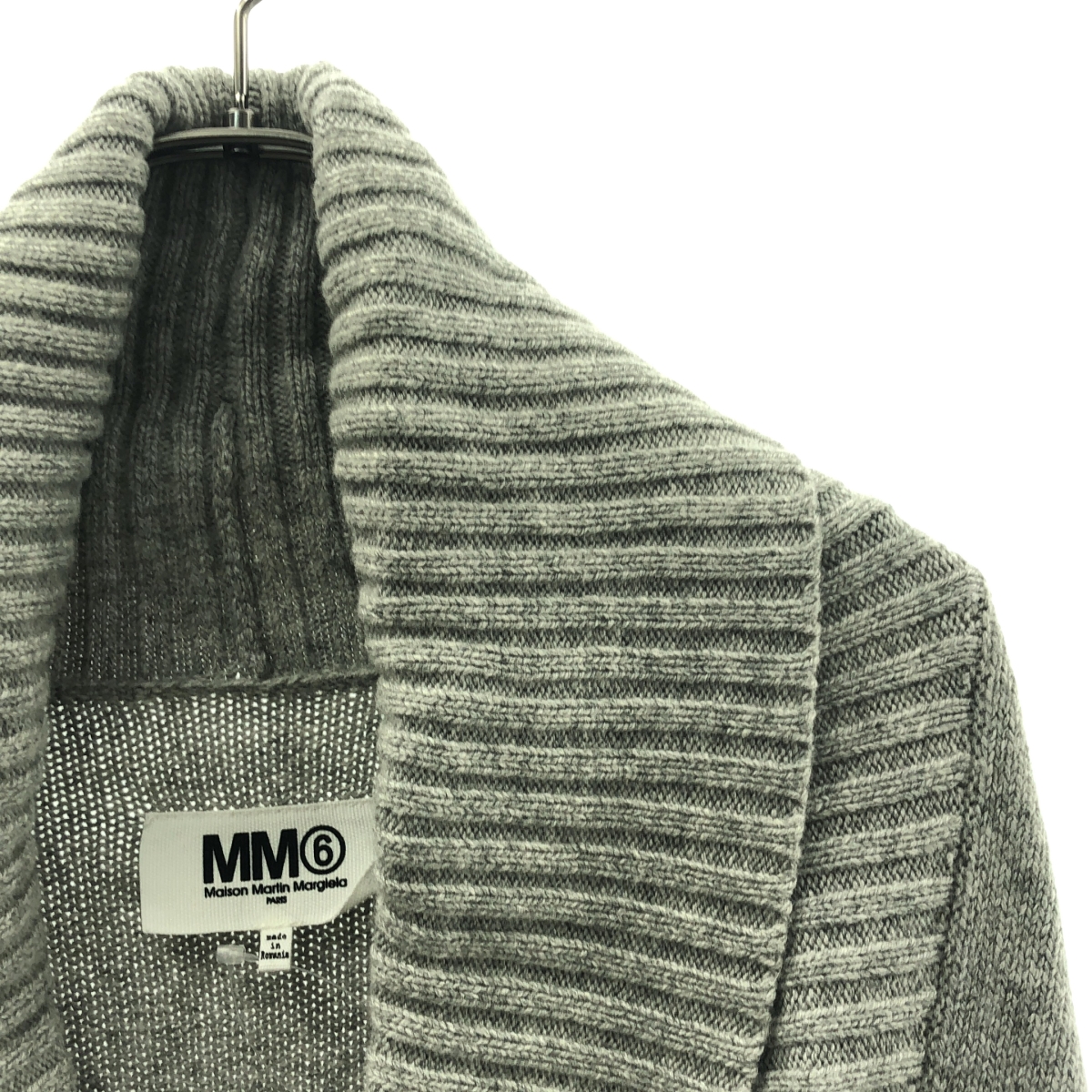 MM6 Maison Martin Margiela / エムエムシックスメゾンマルタンマルジェラ ウール カシミヤ混 ショールカラーニット