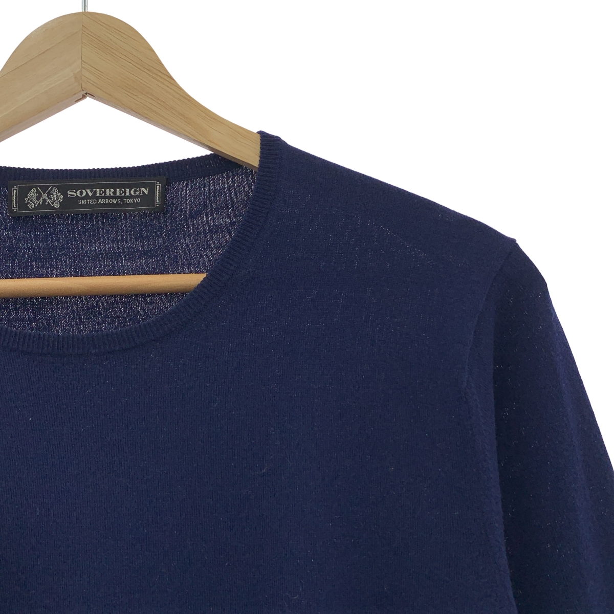 その他 ハイゲージ ウール クルーネック ニット