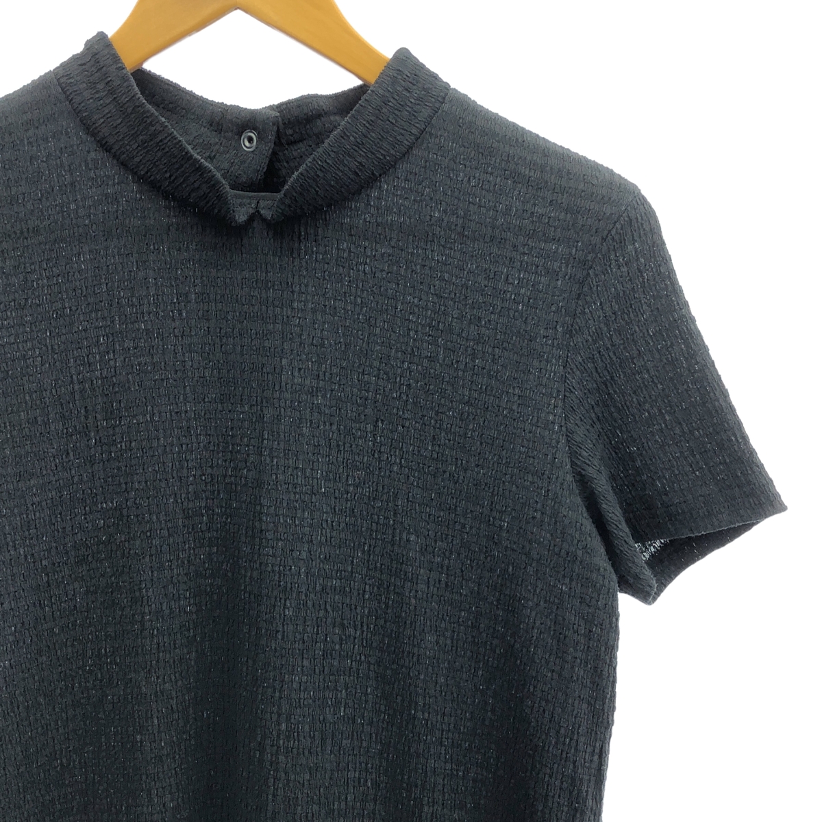 その他 スタンドネック ストレッチ ドレス ワンピース