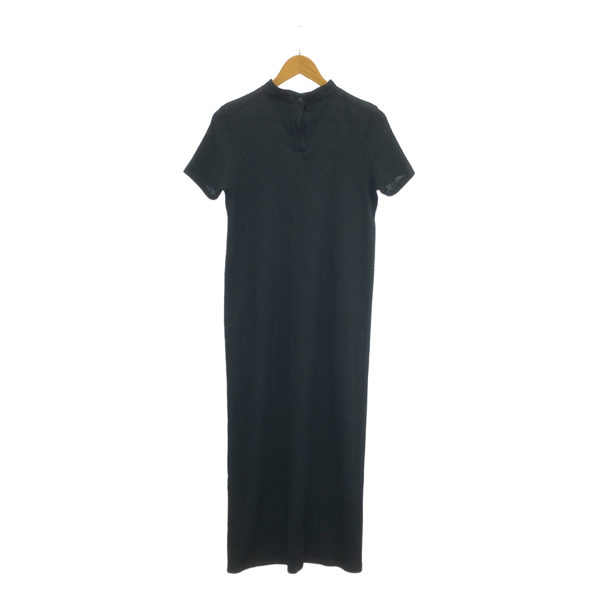 その他 スタンドネック ストレッチ ドレス ワンピース