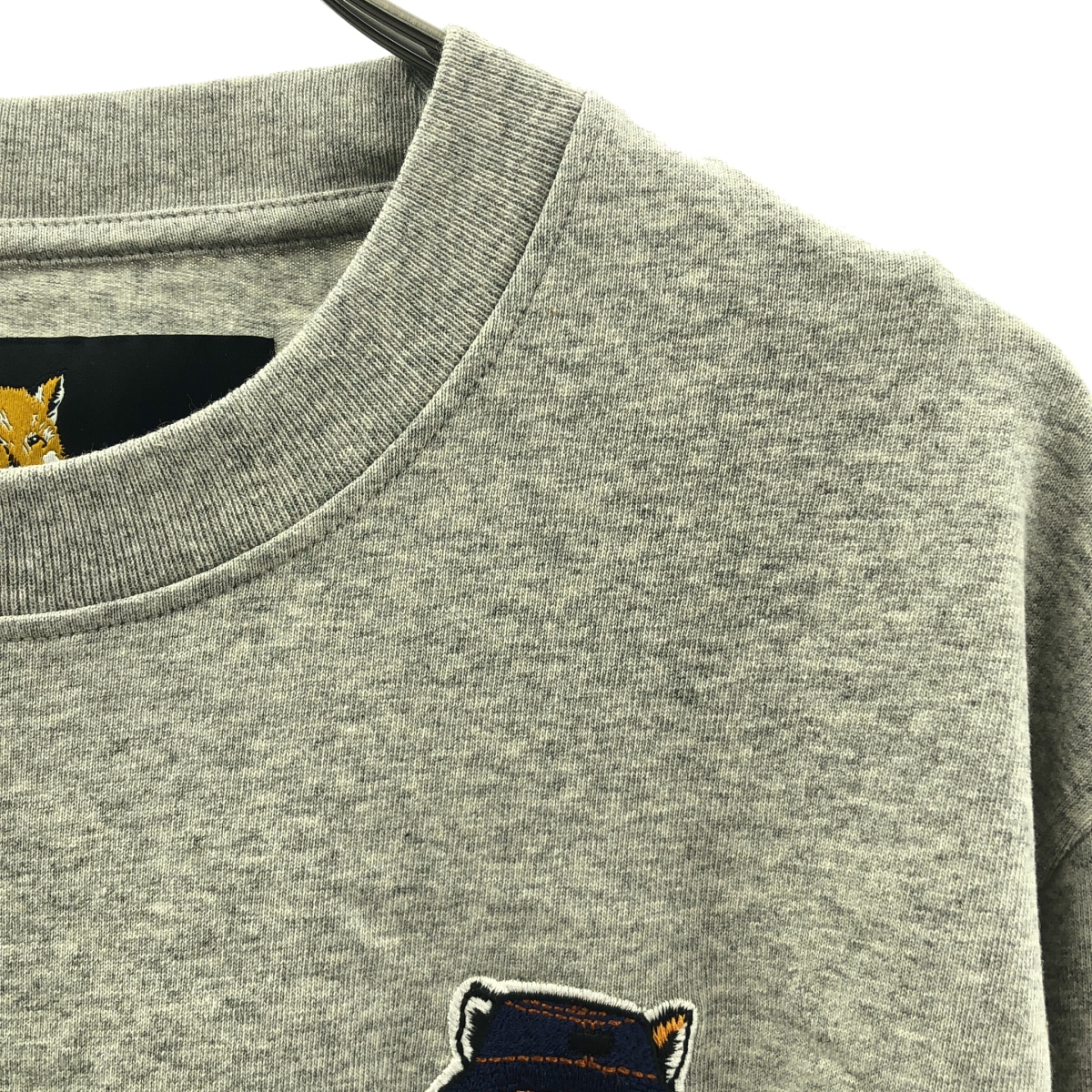 Barbour / バブアー ×Maison Kitsune / ロゴ ロングスリーブ Tシャツ