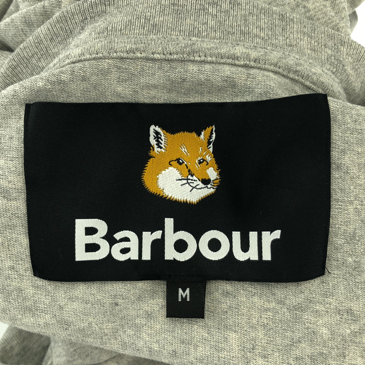 Barbour / バブアー ×Maison Kitsune / ロゴ ロングスリーブ Tシャツ