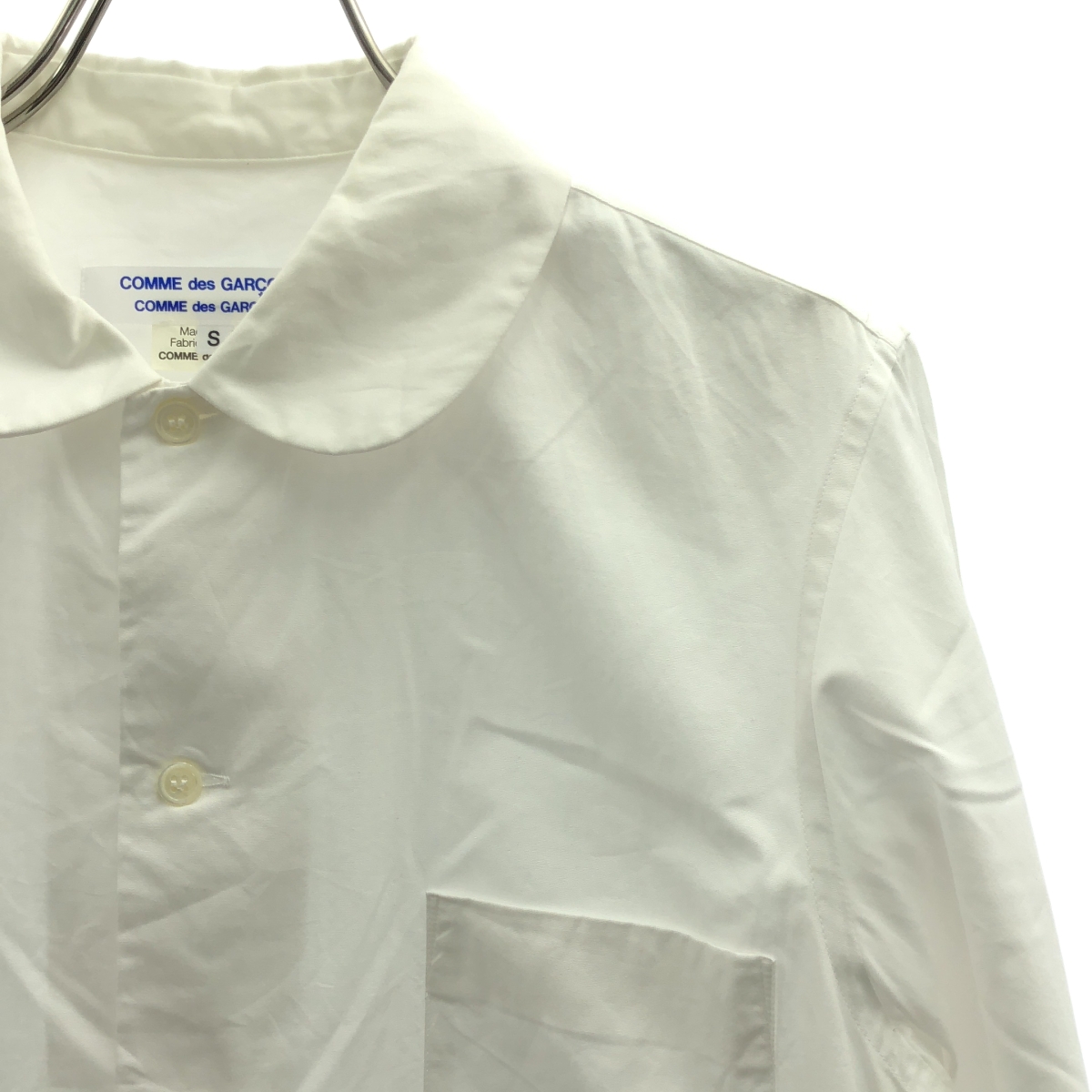 COMME des GARCONS COMME des GARCONS / コムコム コットン 丸襟 シャツ ブラウス