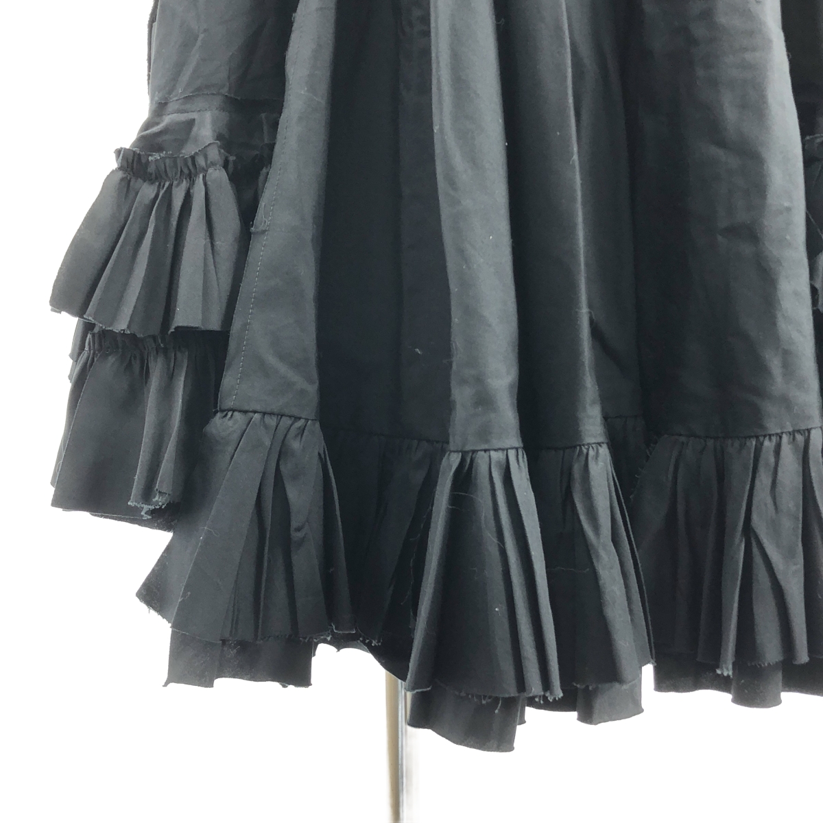 COMME des GARCONS / コムデギャルソン 格子 ボリューム フレア スカート