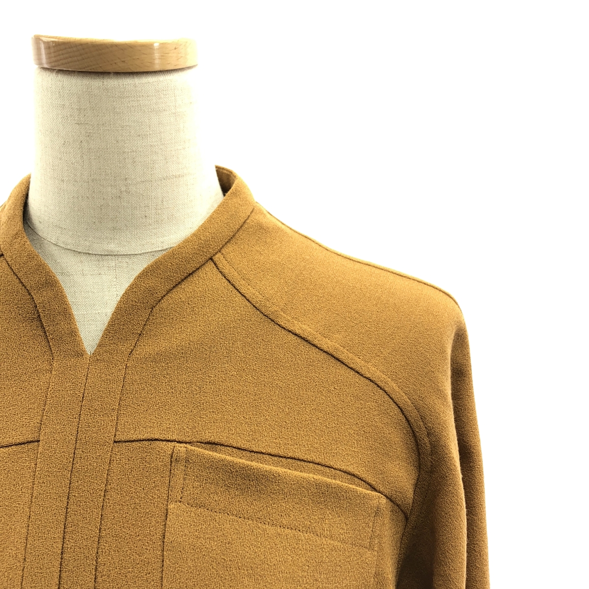 Mame Kurogouchi / マメクロゴウチ Wool Georgette Flare Dress ウール ジョーゼット ワンピース