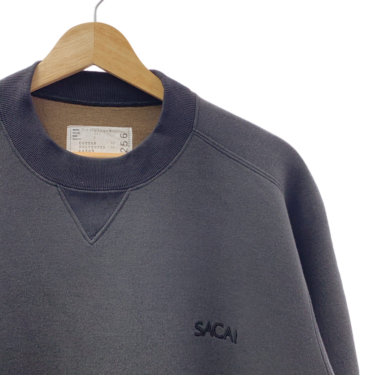 sacai / サカイ Sponge Sweat Pullover / スポンジ ジップスリット スウェット