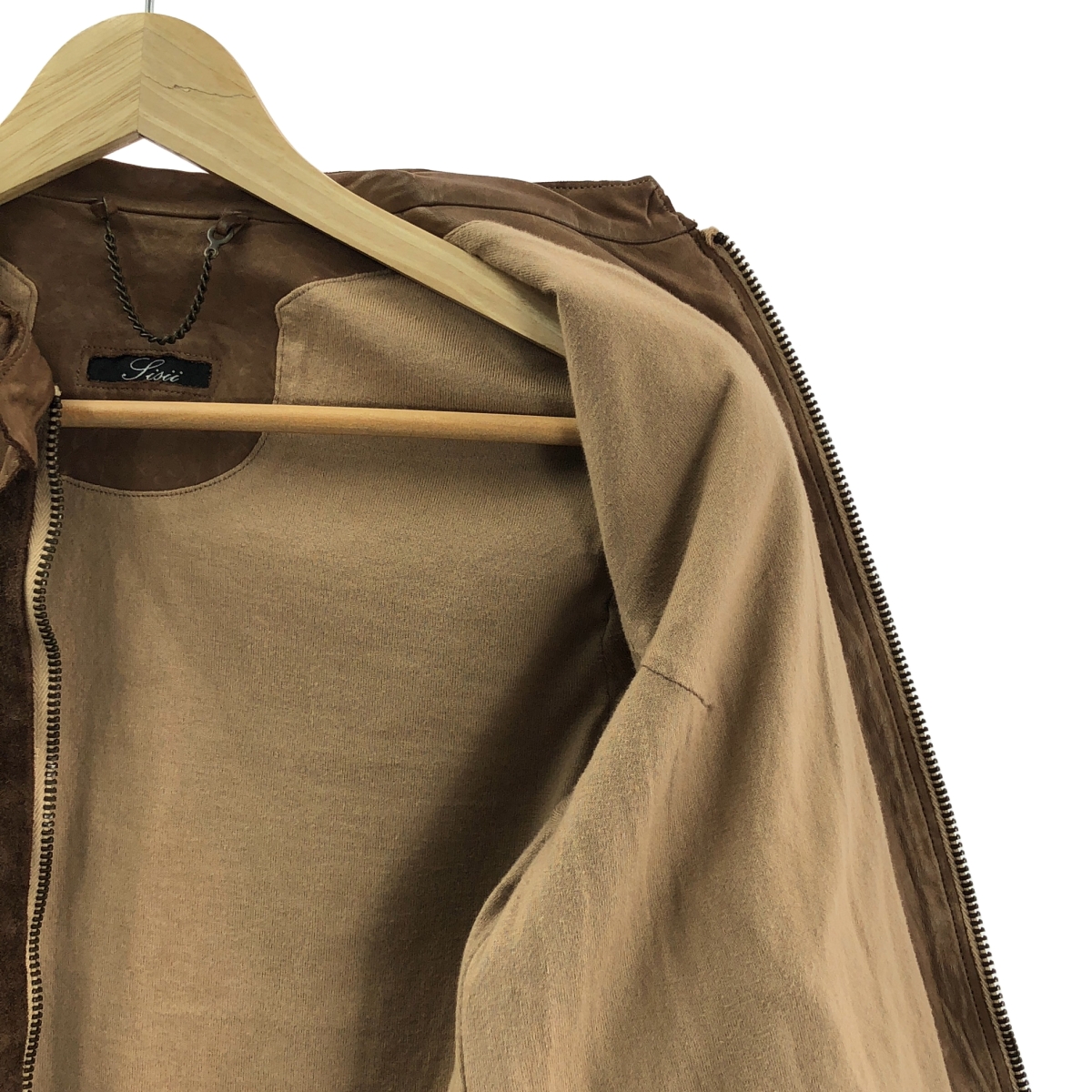 Sisii / シシ 牛革 カウレザー シングル ライダース ジャケット / 総裏地