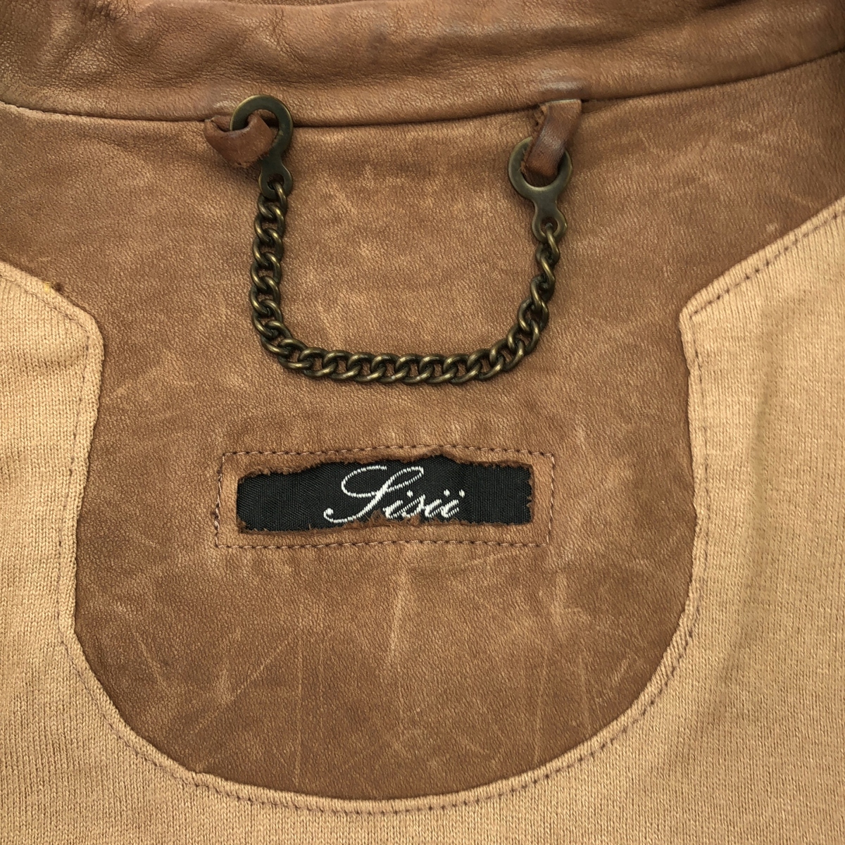 Sisii / シシ 牛革 カウレザー シングル ライダース ジャケット / 総裏地