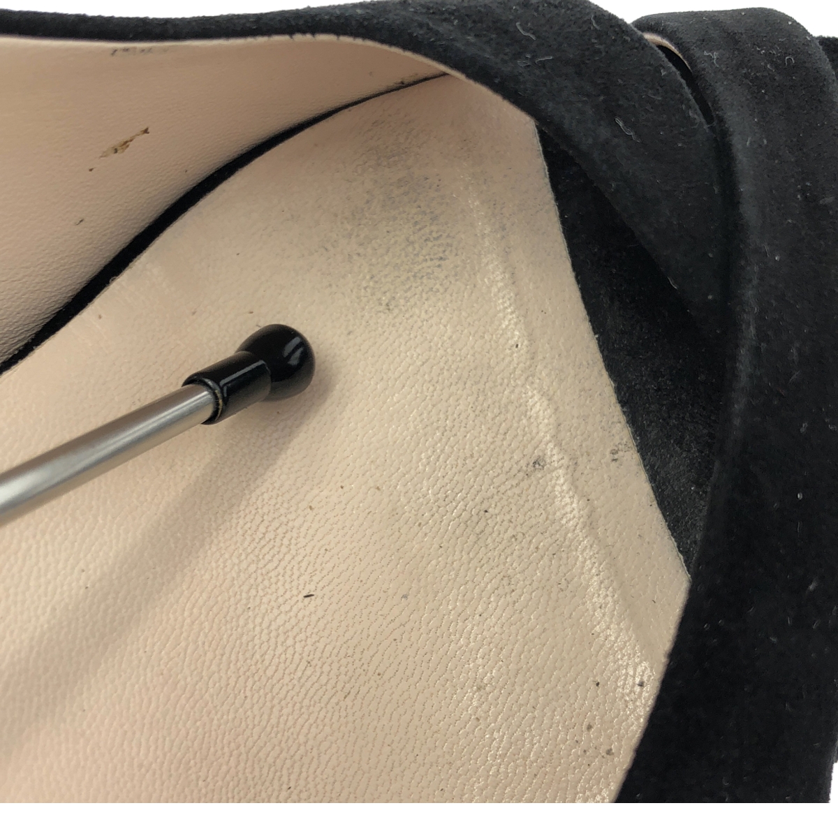 miu miu / ミュウミュウ スエード レザー ヒール パンプス サンダル