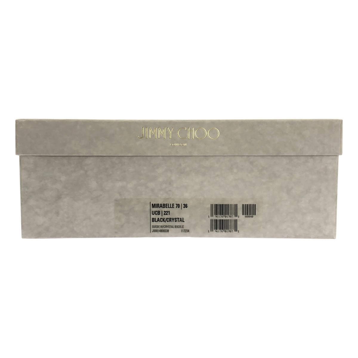 JIMMY CHOO / ジミーチュウ MIRABELLE 70 ミラベル ビジュー装飾 スリングバック ウェッジソールサンダル