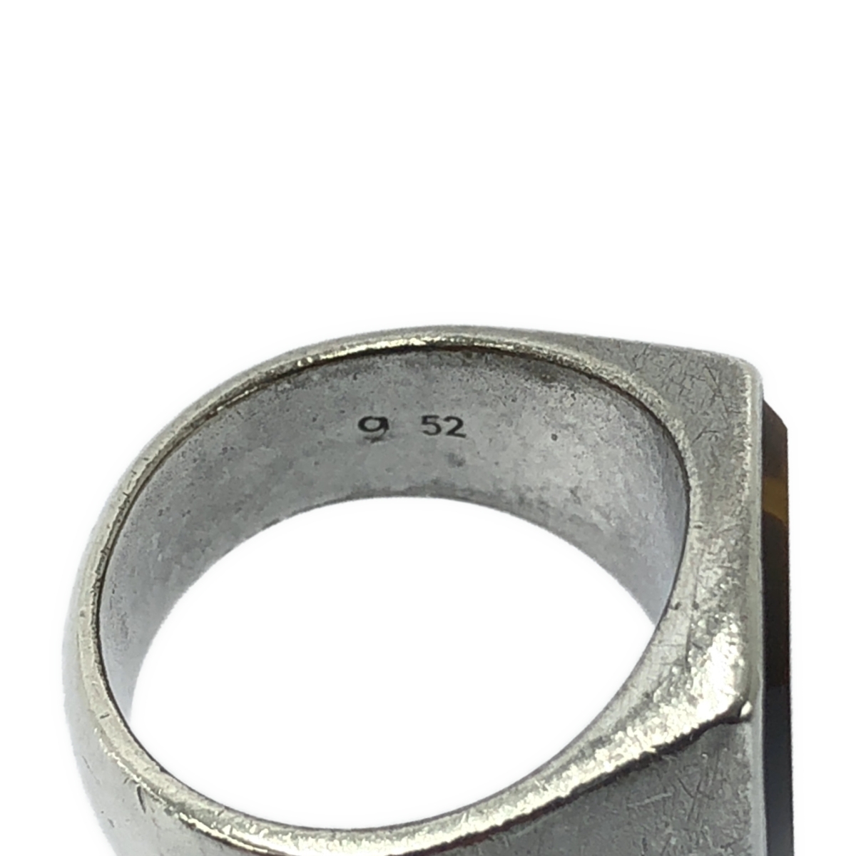 その他 Cushion Tiger Eye Ring クッション タイガーアイ 印台 シグネットリング