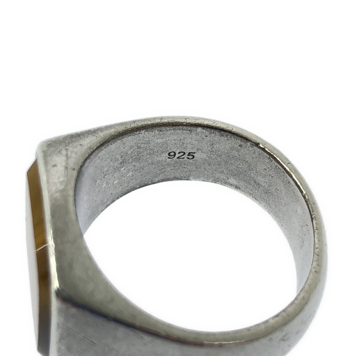 その他 Cushion Tiger Eye Ring クッション タイガーアイ 印台 シグネットリング