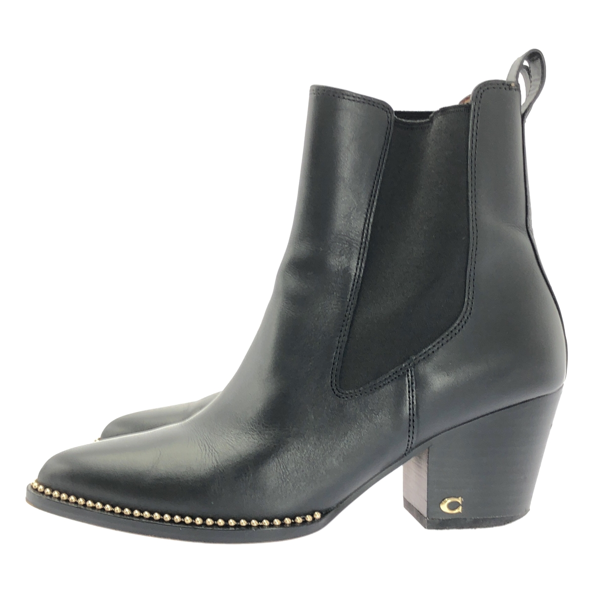 COACH / コーチ CC786 ピアス サイドゴア ブーティ ショートブーツ