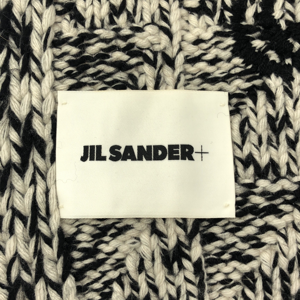 JIL SANDER+ / ジルサンダープラス ウール ローゲージニット マフラー