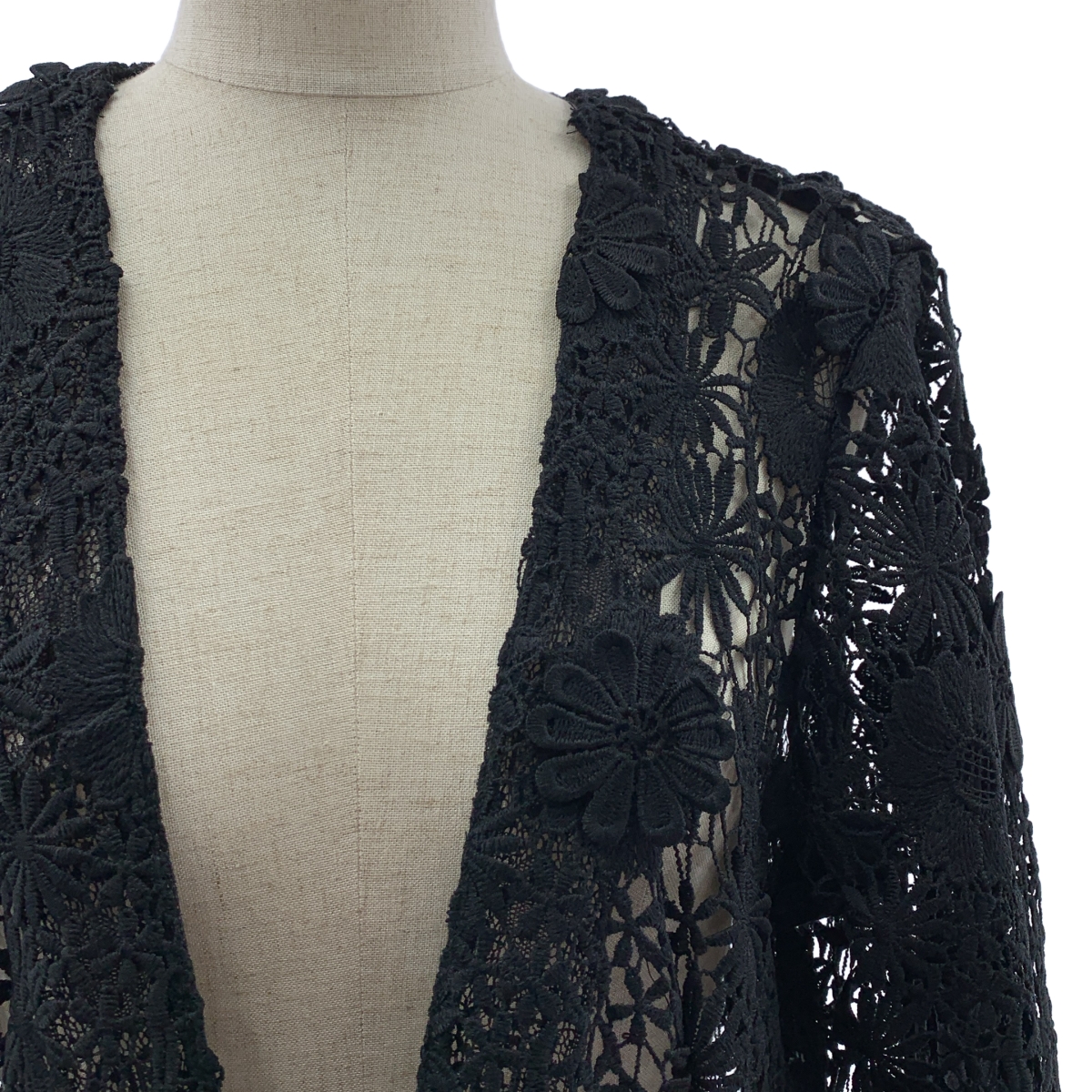 ne Quittez pas / ヌキテパ 3D LACE LONG GOWN レース ワンピース ガウン