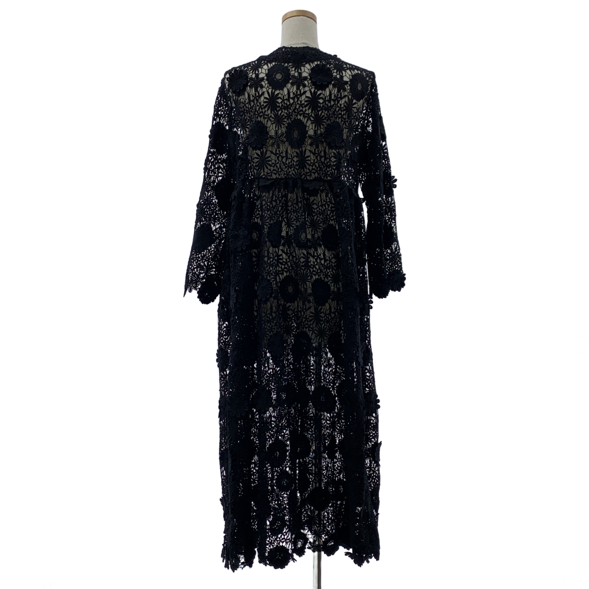 ne Quittez pas / ヌキテパ 3D LACE LONG GOWN レース ワンピース ガウン