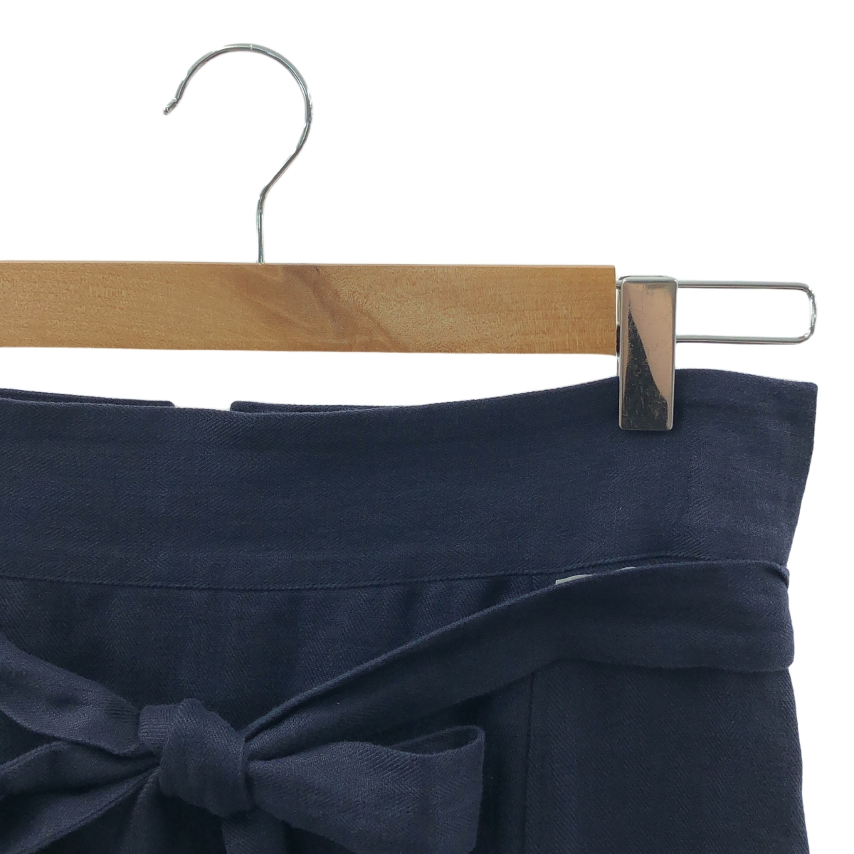 Chaos / カオス ヘリンボーン リネン フレアスカート