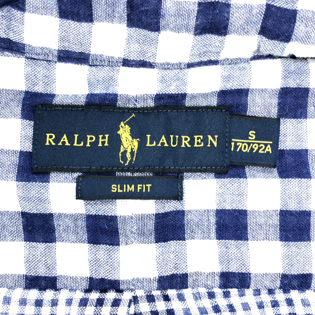 RALPH LAUREN / ラルフローレン コットン ギンガムチェック シャツ