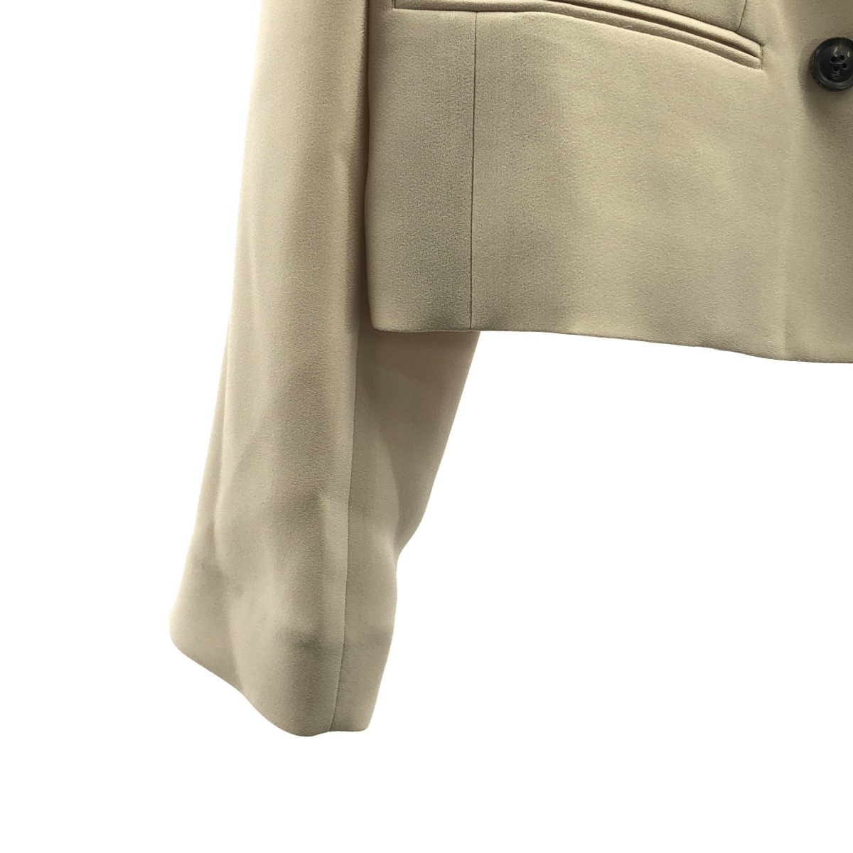 BEIGE, / ベイジ OAK / セットアップ トリアセテート ロゴボタン ダブルブレスト ジャケット / スリット パンツ