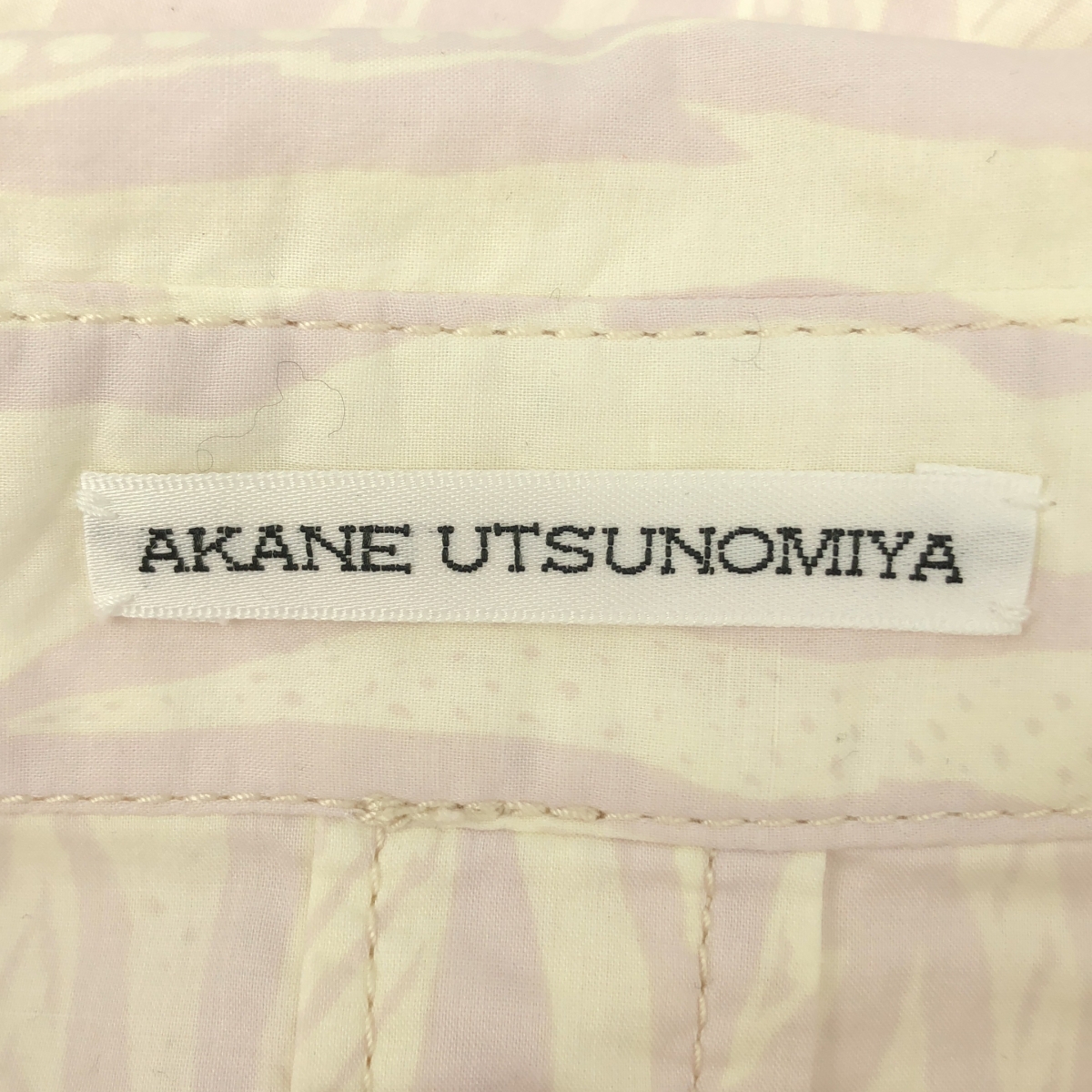 AKANE UTSUNOMIYA / アカネウツノミヤ 総柄 コットン シャツ