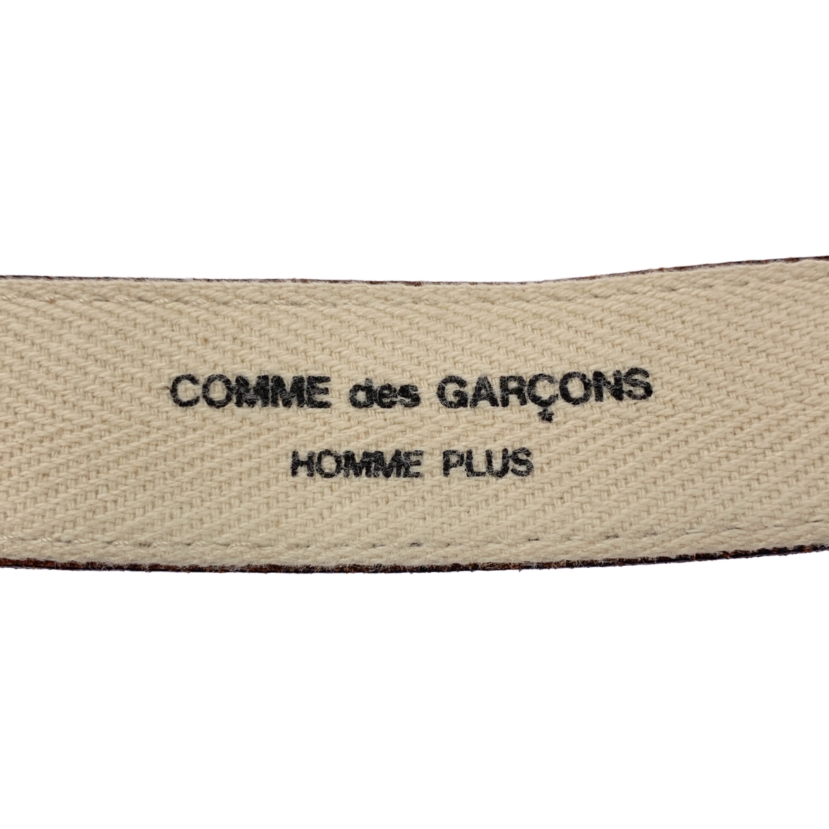 COMME des GARCONS HOMME PLUS / コムデギャルソンオムプリュス レザー ガチャベルト
