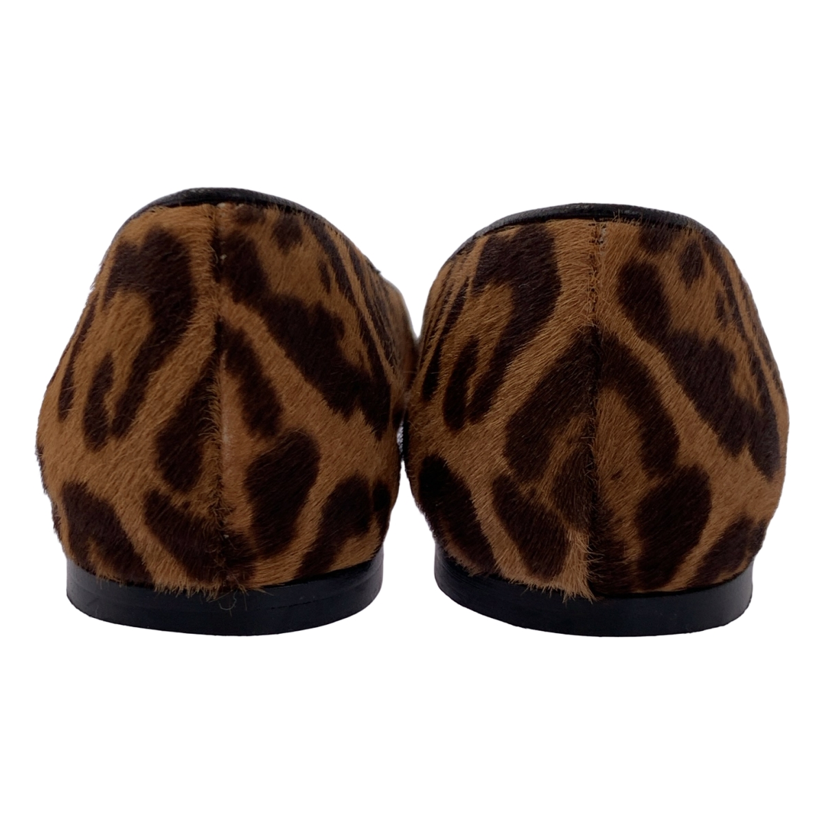 Giuseppe Zanotti / ジュゼッペザノッティ ハラコ レオパード フラット パンプス