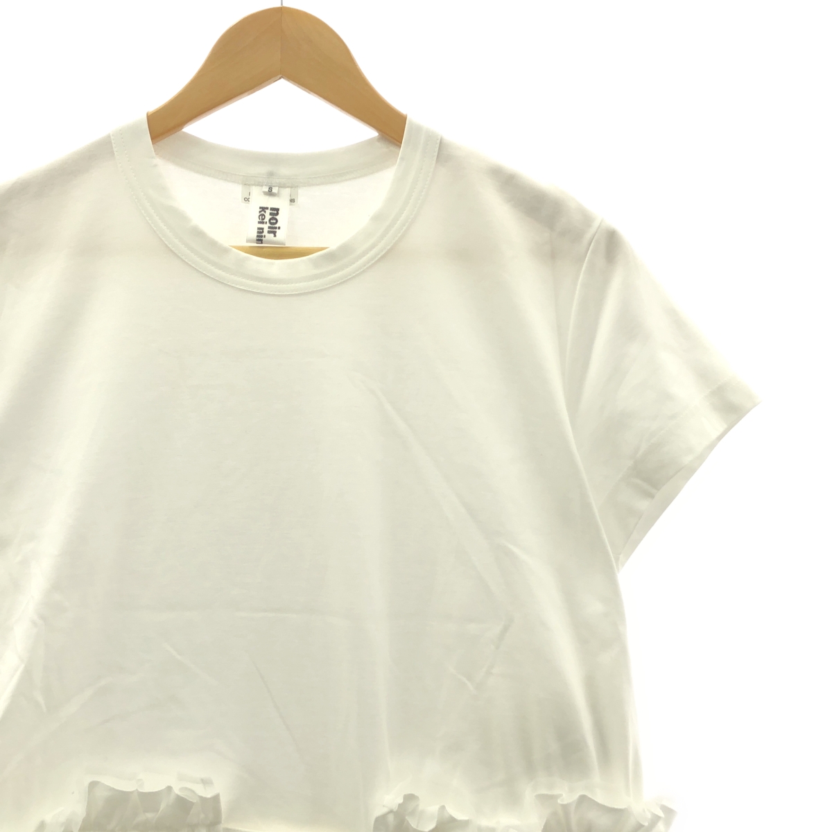 noir kei ninomiya / ノワールケイニノミヤ チュール ドッキング カットソー